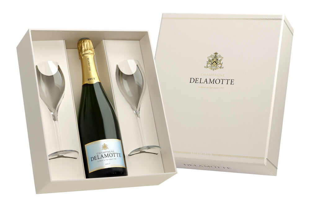 Delamotte Brut NV Gift Set (+ 2 glasses)